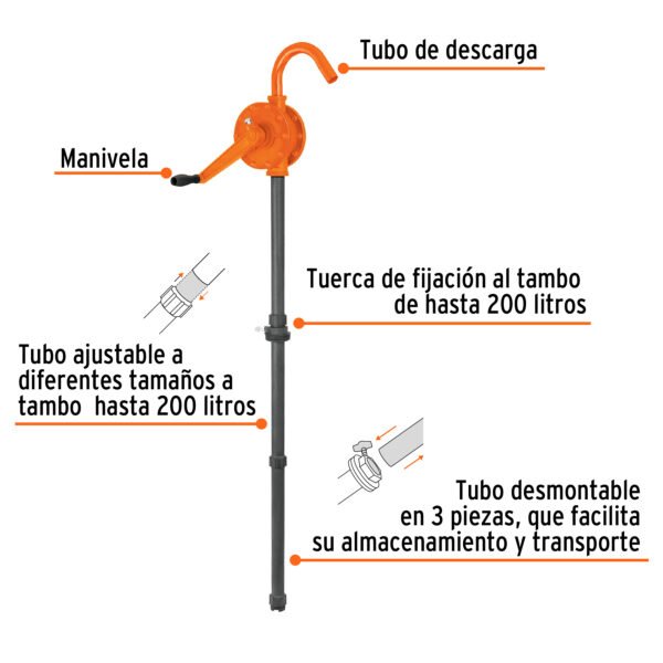 Bomba Manual de Extracción 28 L - Imagen 4