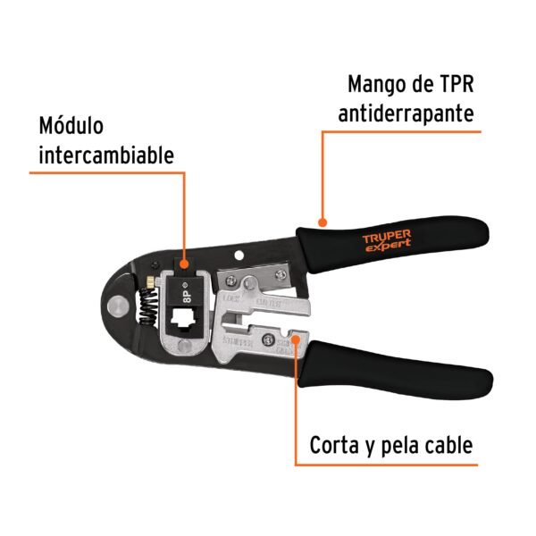 Pinza Ponchadora Truper con Módulos Intercambiables - Imagen 3