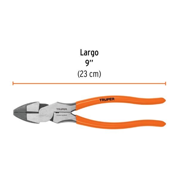 Pinza para Electricista 9" Alta Palanca - Imagen 4